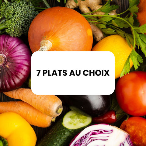 Panier N°3 :  7 plats au choix